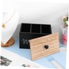 ULTECHNOVO Tampon Organizer Wood Storage Box Feminine Product Holder with