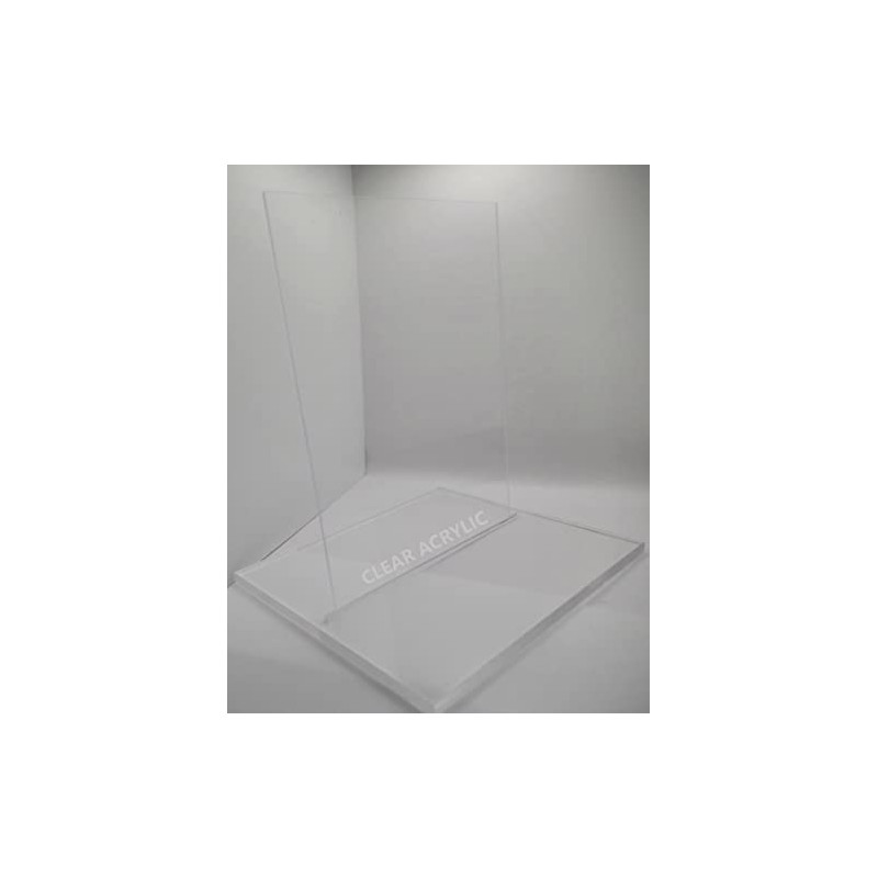 Museum Quality Acrylic Plexiglass Plastic Sheet 1/8" x 18" x