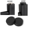 Turkish Zone Two Black Cover Cap for Towel Rail Radiator