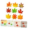 IWOWHERO 270pcs Fall Leaf Decorations Autumn Leaves Cutouts Fall Leaf