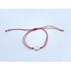 trendy Red String Saint Benedict Medal Bracelet Adjustable 6in-10in Religious