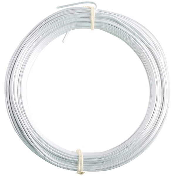 WireJewelry 14 Gauge Matte Silver Enameled Aluminum Wire - 60