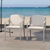 GDFStudio Dining Chairs Set of 2, Aluminum Patio Chairs with