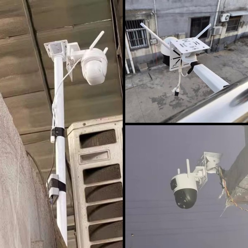 Right Angle Dome Camera Bracket Hardware Universal Wall Ceiling Mount