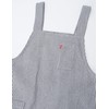 [Edwin] Apron with two-level adjustable back waist button, Hickory H-type,