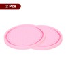 sourcing map 2pcs Car Cup Coasters Universal PVC Car Cup