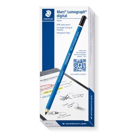 Staedtler Mars Lumograph Digital Classic 180 22nd EMR Stylus Pen for Digital Writing and Drawing on EMR Touch Screens (Classic Hexagonal Shape, 4096 Pressure Levels, Fine 0.7 mm Tip)