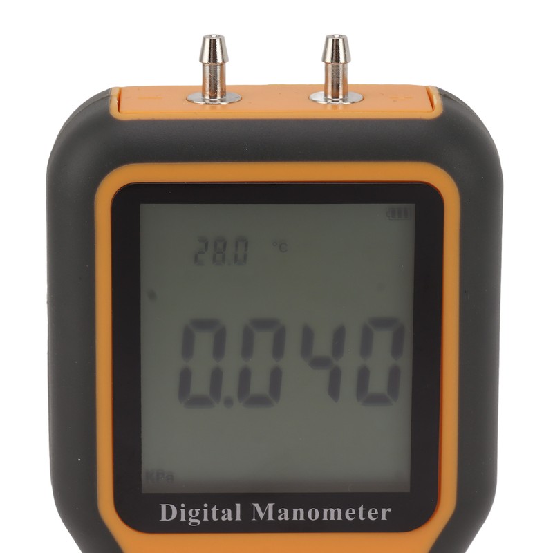 Engine Digital Manometer Differential Gauge High Precision Dual Port HVAC