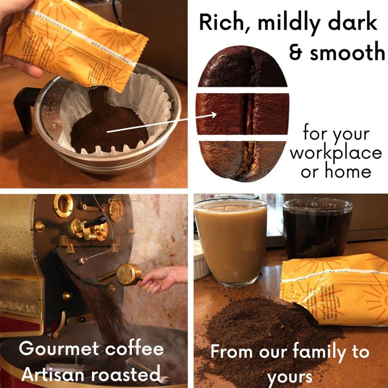 Flavored Ground Coffee Sampler Pack – Variety Gift Set, Medium