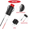 MKBKLLJY Momentary Red Mini Push Button Switch AC 250V/1.5A 125V/3A
