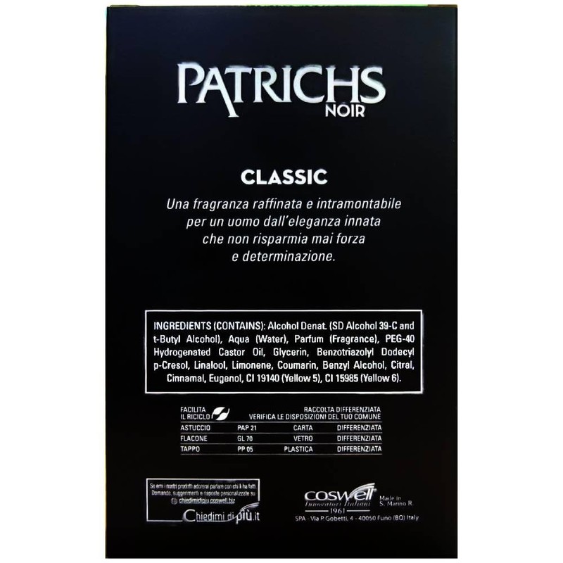 PATRICHS NOIR A/S 75 ML