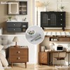 Artinhand 4 Pack Colorful Tulip Cabinet Knobs for Kitchen Bathroom