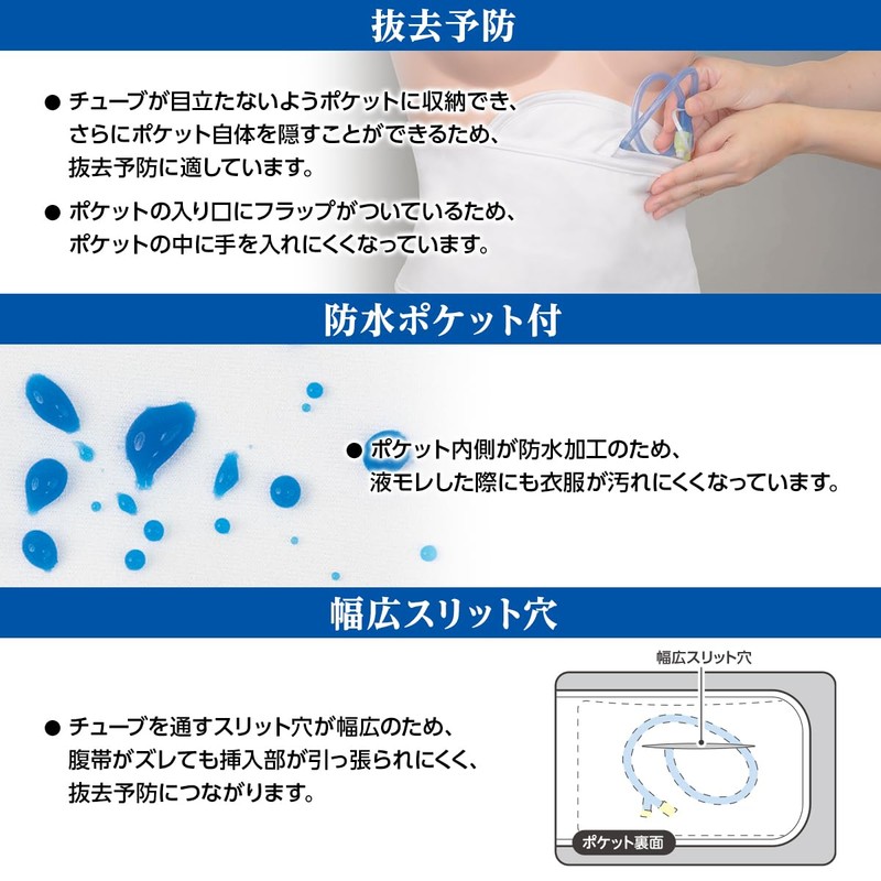 OO Osaki 70948 Elastic Stomach Waxing Belt with Pockets, Large