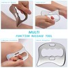 2-in-1 Stainless Steel Gua Sha Muscle Scraper Tool, Myofascial Scraping