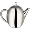 Rosenstein & Söhne Teapot with Strainer: Stainless Steel Teapot with