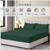 Microfiber Fitted Sheet Double - Plain Bed Sheets - Deep