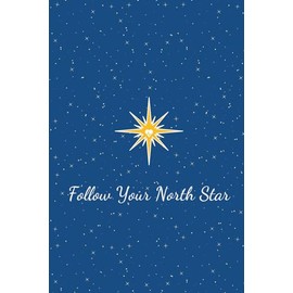 Follow Your North Star Journal: 212 Unlined Pages