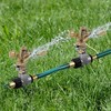 Biswing 2 Pack Impact Sprinklers with Stand (Spike), Heavy Duty