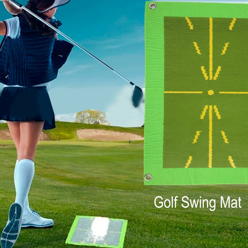 Golf Swing Mat for Beginner Easy to Recover Wear Resistant
