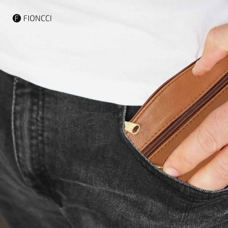 Genuine Leather Wallet for Men and Women Card Holder Small