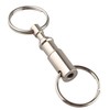 Jopto 5PCS Dual Quick Release Keyrings Double Split Rings Belt