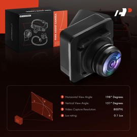 A-Premium Right Park Assist Camera Front View Lane Depature Camera Compatible with Select Ford & Lincoln Models - 2015-2020 F-150 F150, 2016-2018 MKX, 2019-2022 Nautilus - Replace# FL3Z19G490A