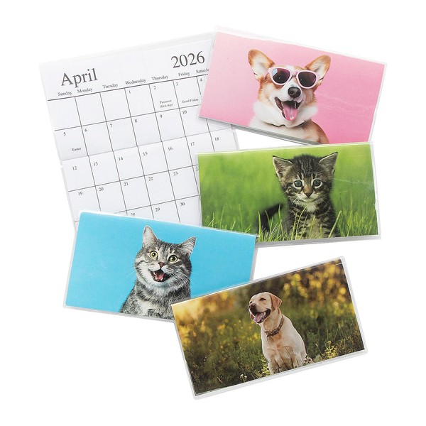 Fun Express 6 1/2" x 3 1/2" 2025-2026 Pet Pocket