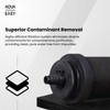 AquaEasy NSF/ANSI 372 Certified Stainless Steel Gravity Water Filter System