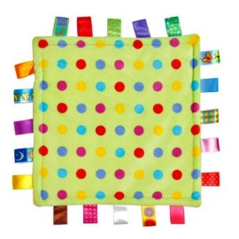 Seller-Shomer Taggies Colors & Style Security Blanket Lovey, CONFETTI