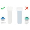 RV Water Filter Activated Carbon Block Push-Nipple Cartridge OEM 2.5