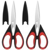 Vutyvve Kitchen Scissors, Stainless Steel Blades, Soft Grip, Multi-Purpose Kitchen