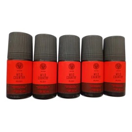 Avon Set Desodorante Roll On Wild Country Rush 50ml 5pz Pomelo