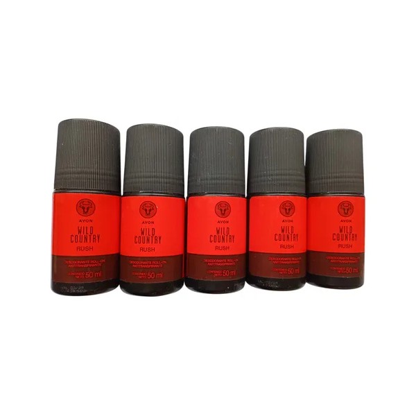Avon Set Desodorante Roll On Wild Country Rush 50ml 5pz