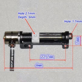 Micro 8mm 2-Phase 4-Wire Precision Stepper Motor DC 5V – 14mm Mini Linear Actuator Screw Slider Nut Lifting Motor for 3D Printers and DIY Projects