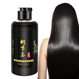 Centella Clean He Shou Wu Shampoo,Verdunkelungsshampoo,He Shou Wu Hair Darkening,Schwarzes Haar Shampoo Dye,Polygonum Multiflorum Shampoo,Fördert Das Haarwachstum Und Beugt Haarausfall Vor