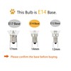 Lamsky E14 LED Filament Candle Shape Light Bulb,E14 European Base