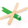Baker Ross AG292 Natural Wooden Craft Pegs, Ideal for Greeting