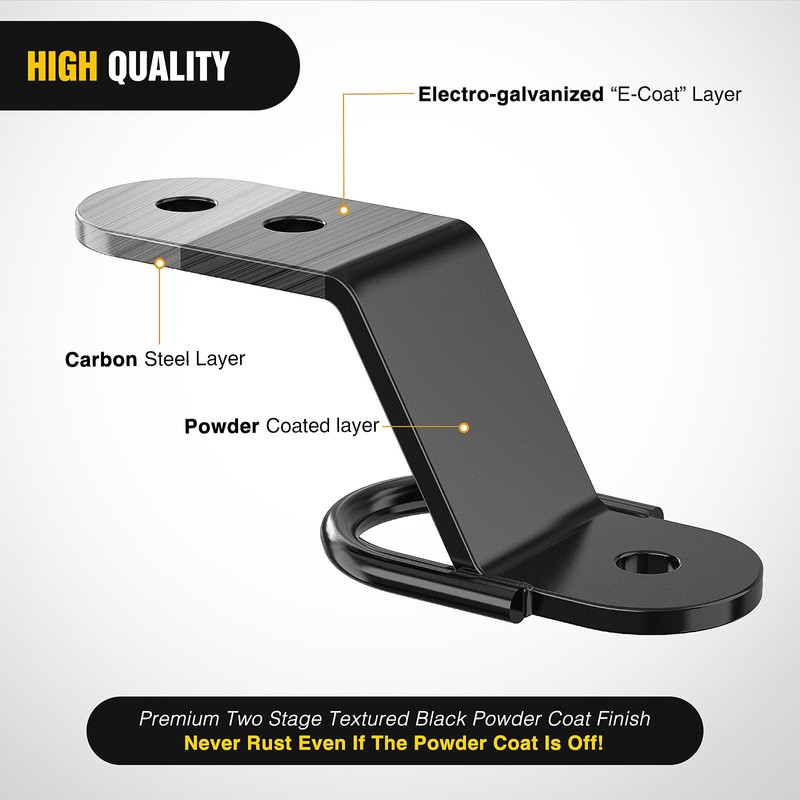 Nilight ATV/UTV Three-Way Hitch with 2 Inch Ball 3500lbs 3