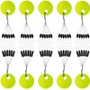 1200 Pcs Fishing Rubber Bobber Beads Stopper, 6 in 1