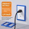 4 PCS 1/4" Single Gang Box Extender, Outlet Box Extender