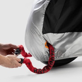 REBELHORN Shelter Top Case Motorcycle Cover | Durable Polyester | Motorcycle Case Compatible | Two Holes for Anti-Theft Chain | Figure-hugging Fit