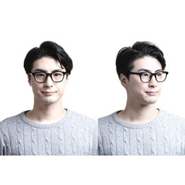 FaceTrick az Label AZ0101 Wellington Square Sunglasses, Blocks Over 99.9% UV Rays, Light Color Sunglasses, black frame