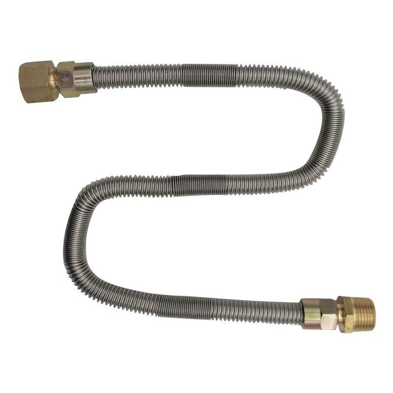 Meter Star Propane fire Pit Whistle Free Gas Flex Line