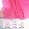 ELECLAND Plastic Table Cover - Hot Pink, 137 x 274