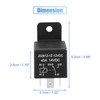 A ABSOPRO Car Relay 5 Pins 12V 40Amp SPST Model