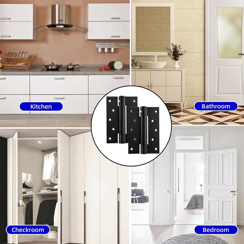 6-inch Heavy-Duty self-Closing Door with Adjustable Spring Hinge