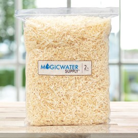 MagicWater Supply - 2 LB - Light Ivory - Crinkle Cut Paper Shred Filler great for Gift Wrapping, Basket Filling, Birthdays, Weddings, Anniversaries, Valentines Day, and other occasions