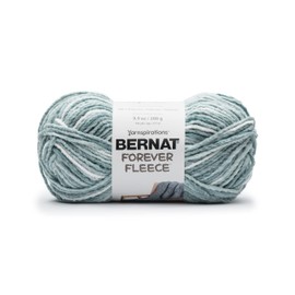 Bernat Forever Fleece - Hilo de menta – 2 paquetes de 280 g/9.9 oz – Poliéster – 6 súper voluminosos – 194 yardas – Tejer/ganchillo