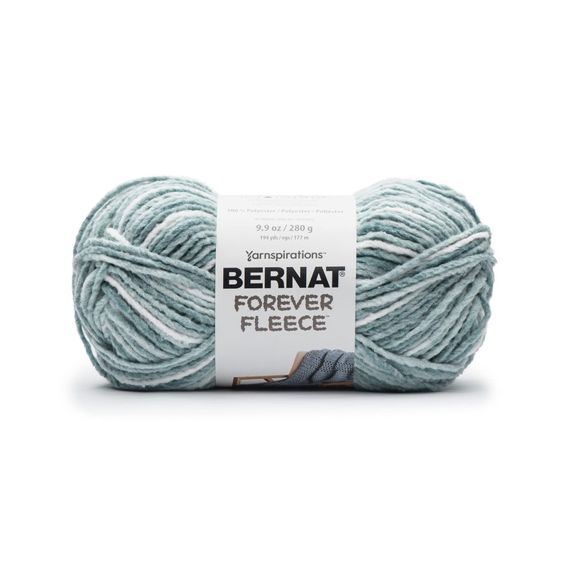 Bernat Forever Fleece - Hilo de menta – 2 paquetes