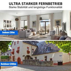 Wireless Light Switch 100-250V Remote Control Light Switch Kit Quick Create or Relocate On/Off RF Control Up to 660ft No WiFi Wiring